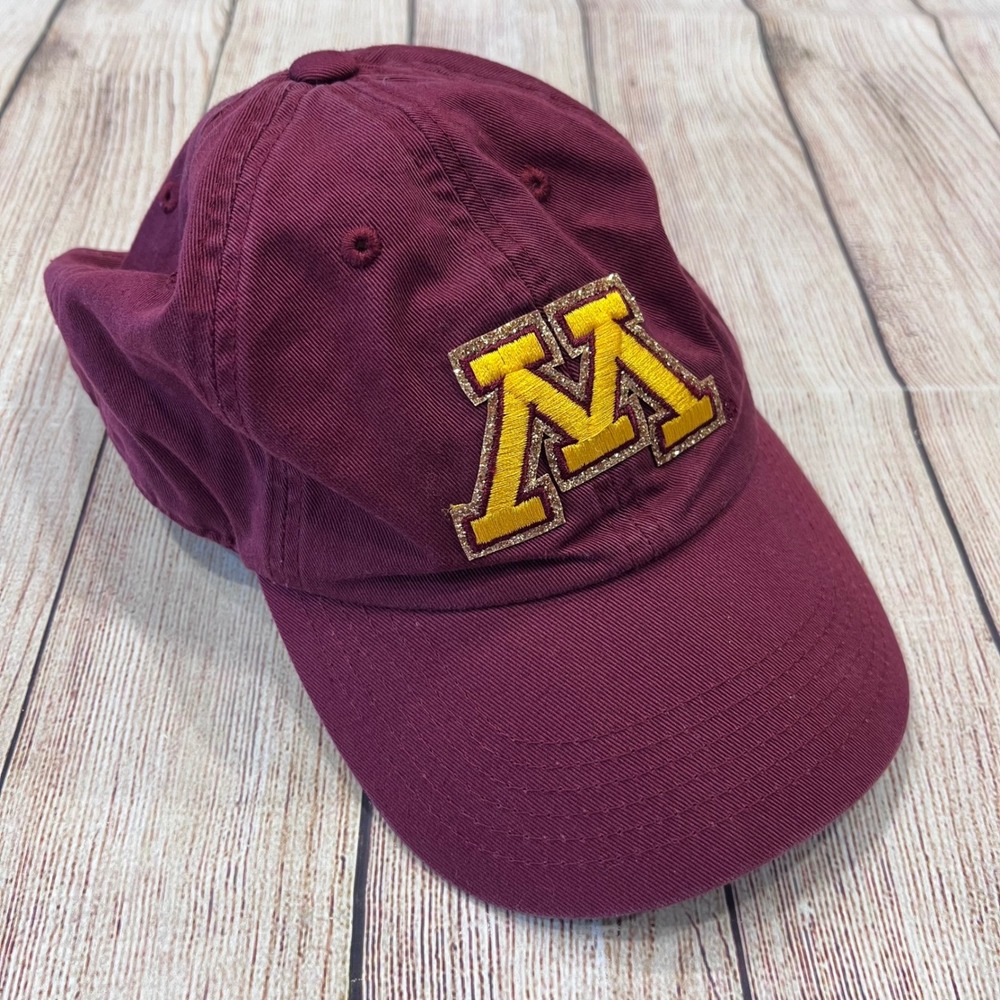 Top of the World Minnesota Golden Gophers Women Maroon Glitter Logo Hat Cap